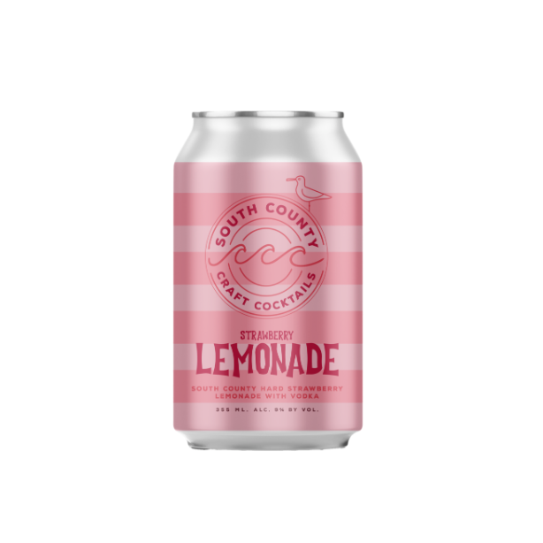 South County Craft Cocktails - Strawberry Lemonade 24pk (12oz Cans)